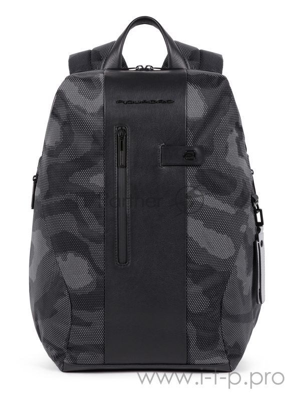 Рюкзак Piquadro Brief2 CA5478BR2/CAMOREFN черный камуфляж нейлон