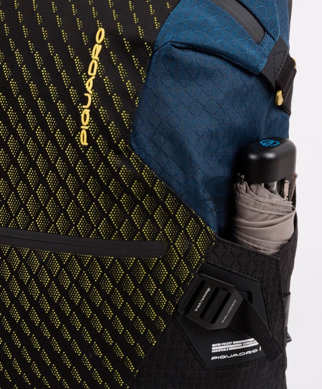 Рюкзак Piquadro PQ-Y CA5115PQY/BLG синий/желтый текстиль