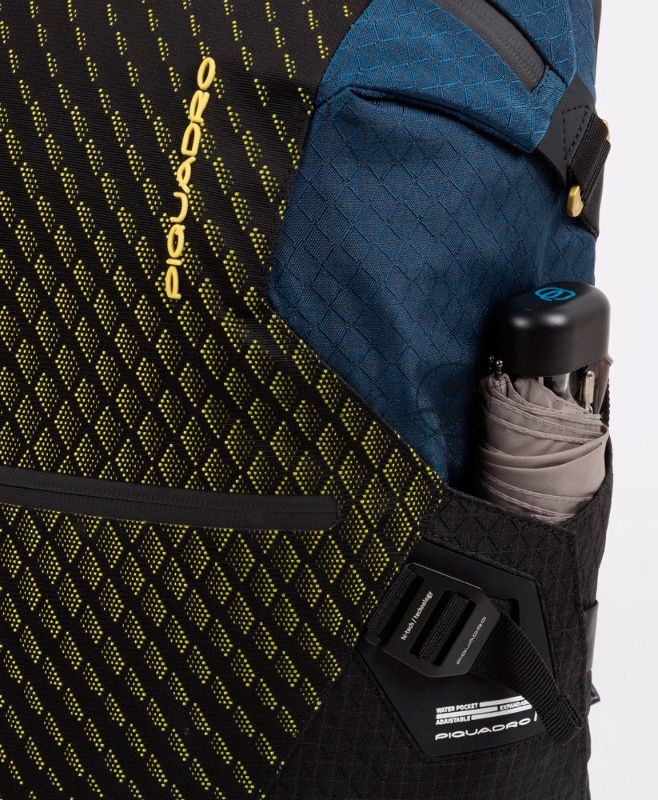 Рюкзак Piquadro PQ-Y CA5116PQY/BLG синий/желтый текстиль