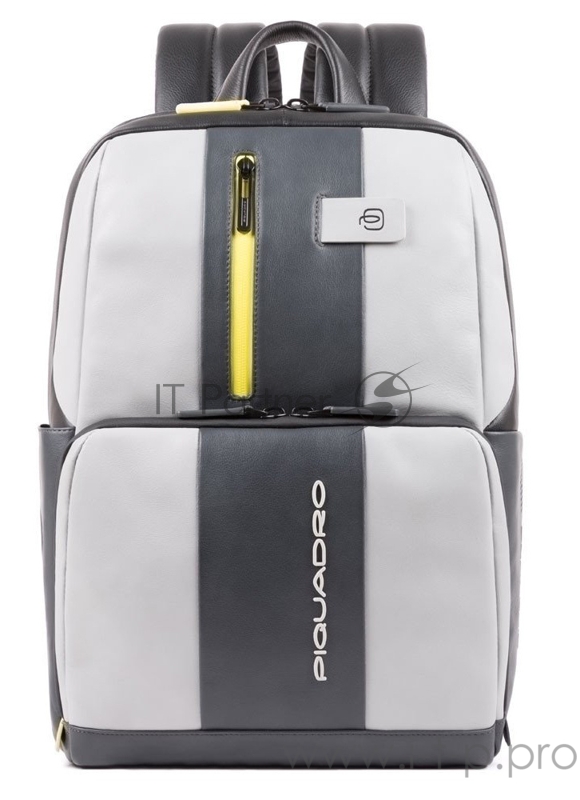 Рюкзак Piquadro Urban CA3214UB00/GRGR серый/желтый натур.кожа