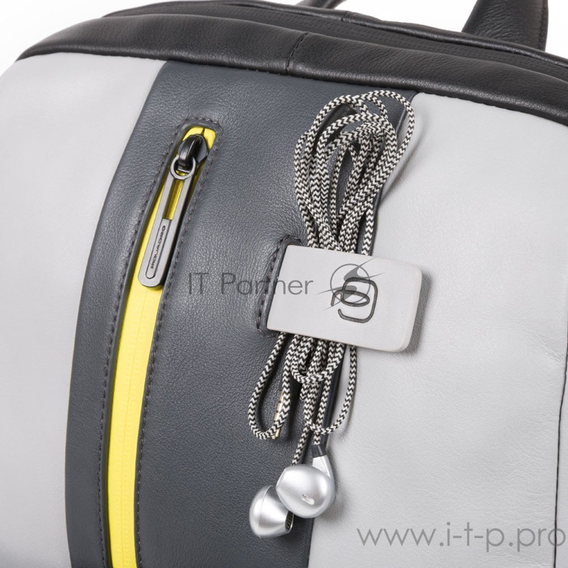 Рюкзак Piquadro Urban CA3214UB00/GRGR серый/желтый натур.кожа