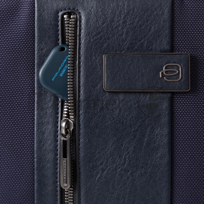 Сумка дорожная Piquadro Brief2 BV4447BR2/BLU синий натур.кожа/ткань