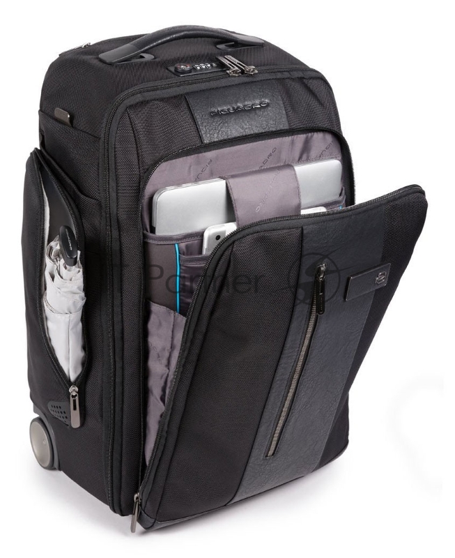 Сумка дорожная Piquadro BRIEF2 (BV4817BR2BM/N) 53.3x35x35см 38л. 2.9кг. черный