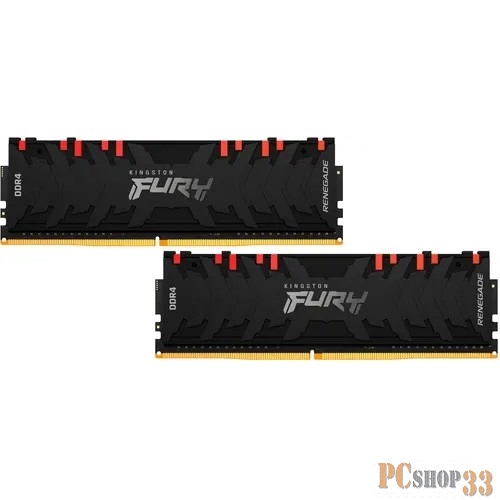 Оперативная память Kingston DRAM 16GB 4600MHz DDR4 CL19 DIMM (Kit of 2) FURY Renegade RGB EAN: 740617321678