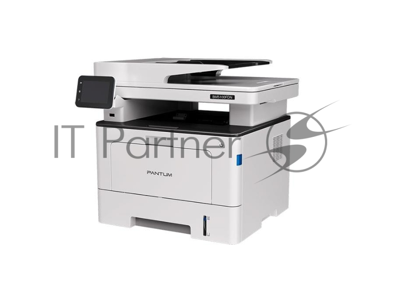 МФУ лазерное Pantum BM5100FDN с дуплексным автоподатчиком, (А4, копир/принтер/сканер/факс (без трубки), 40 стр/мин, 1200 × 1200 dpi, 512Мб RAM, 1.2 ГГц, PCL/PS, лоток 250 стр, USB/LAN, серый корпус, расходка серии 5120)