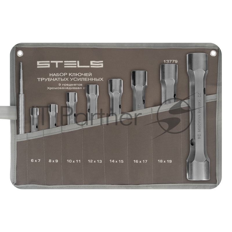 Набор ключей STELS 13779 трубок торцевых усиленных 9 пред. crv