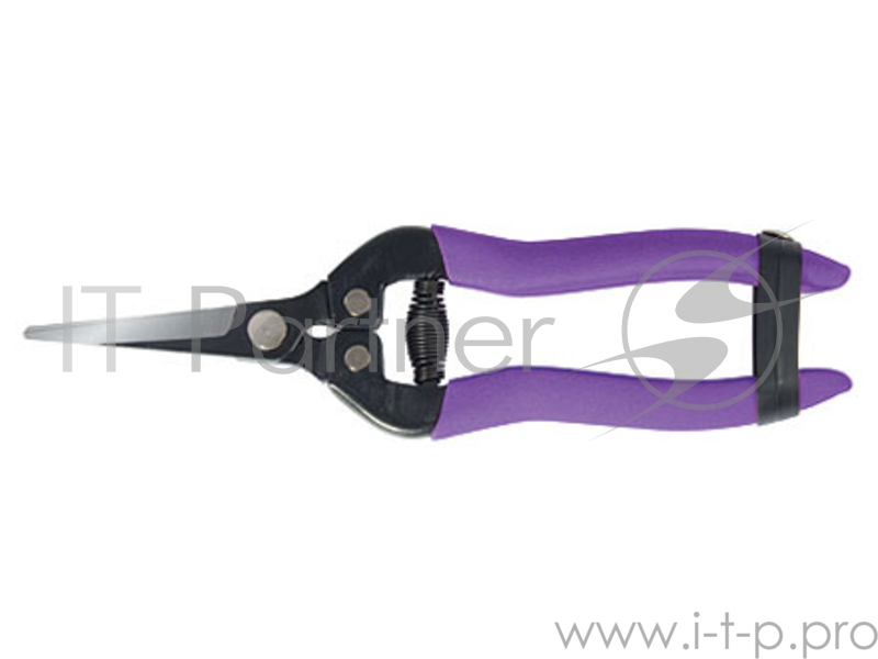 Секатор PALISAD 60554 цветочный 180мм пружина прямые режущие губки