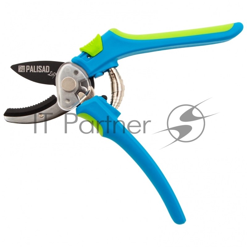 Секатор с наковальней, обрезиненные рукоятки PALISAD LUXE 60484