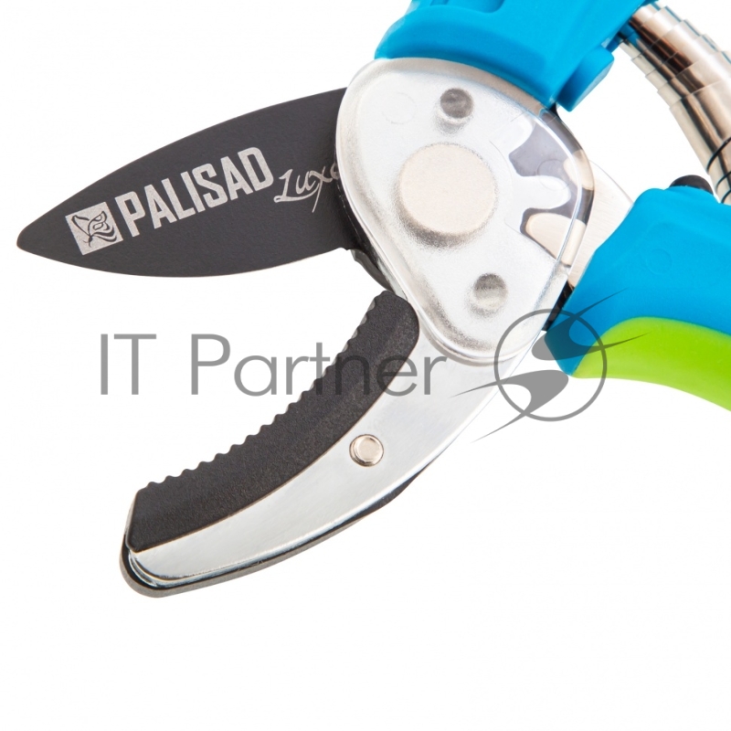 Секатор с наковальней, обрезиненные рукоятки PALISAD LUXE 60484