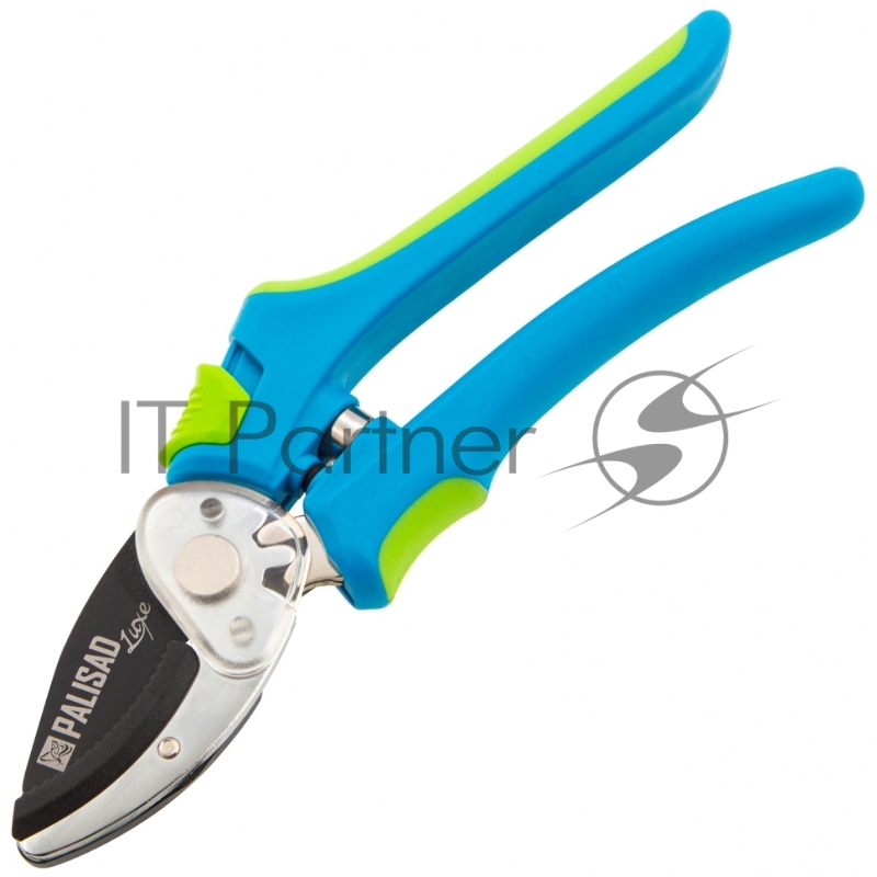 Секатор с наковальней, обрезиненные рукоятки PALISAD LUXE 60484