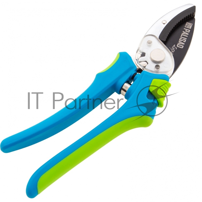 Секатор с наковальней, обрезиненные рукоятки PALISAD LUXE 60484