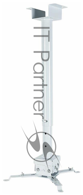 Кронштейн для проекторов VLK TRENTO-85w Белый, потолочный, max 15 кг, 3 ст своб/, наклон ±15°, от потолка 750-1500 мм