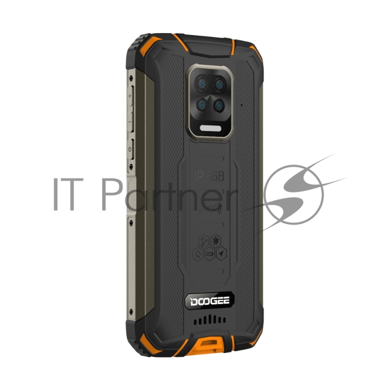 Смартфон Doogee S35 Fire Orange, 5.71” 720 x 1520 пикселей, 4 x Cortex - A53 1.8 ГГц+4 x Cortex -A73 1.5 ГГЦ, 8 Core, 4GB RAM, 64GB, up to 256GB flash, 16 МП+8МП+ 8 МП + 2 МП/16Mpix, 2 Sim, 2G, 3G, LTE, BT, Wi-Fi, NFC, GPS, Type-C, 10050 мА·ч, Androi
