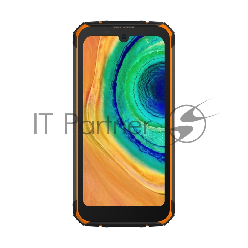 Смартфон Doogee S35 Fire Orange, 5.71” 720 x 1520 пикселей, 4 x Cortex - A53 1.8 ГГц+4 x Cortex -A73 1.5 ГГЦ, 8 Core, 4GB RAM, 64GB, up to 256GB flash, 16 МП+8МП+ 8 МП + 2 МП/16Mpix, 2 Sim, 2G, 3G, LTE, BT, Wi-Fi, NFC, GPS, Type-C, 10050 мА·ч, Androi