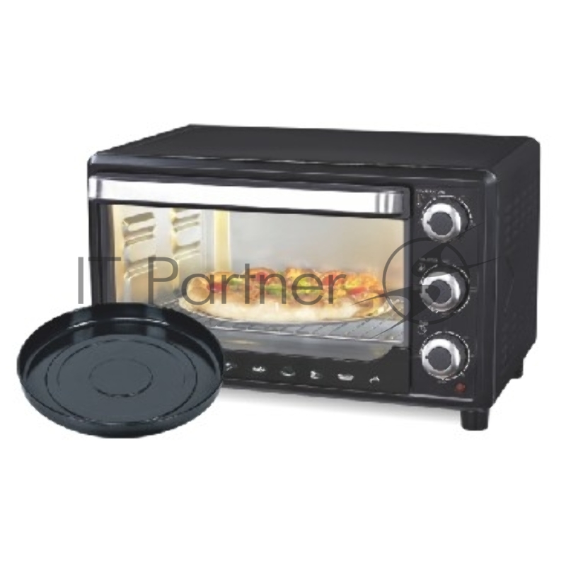 Мини-печь SAKURA SA-7002BP 48л, духовка 2000Вт, механ.управление, 3 режима работы духовки (верх, низ, верх+низ), таймер на 60 минут, регулировка температуры духовки, комплектация - металлическая решетка, противень, форма круглая для выпечки (300х50 м