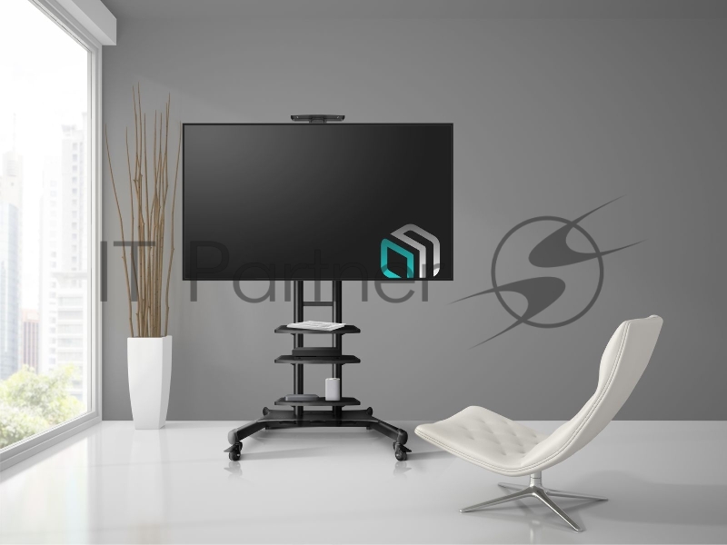 Полка для мобильной стойки ONKRON APT-1881, черный