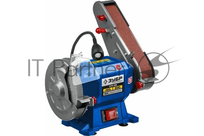 Заточной станок ЗУБР ПТЛ-150 с шлифовальной лентой, d150 мм, 300 Вт, ПТЛ-150