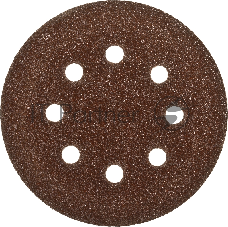 Круг шлифовальный Зубр СТАНДАРТ из абразивной бумаги на велкро основе, 8 отв., Р40, 125мм, 5шт 35350-125-040 35350-125-040