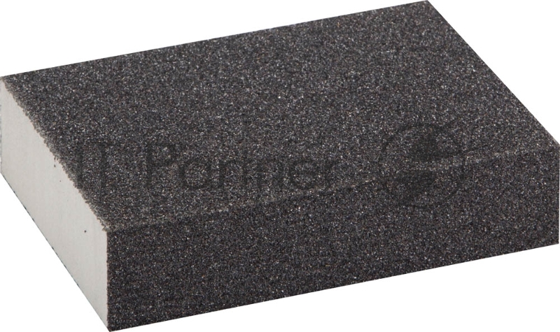 Губка шлифовальная Зубр МАСТЕР четырехсторонняя, SiC, средняя жесткость, Р80, 100x68x26мм 35612-080