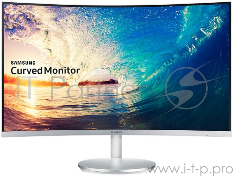 ЖК-монитор 27.0 Samsung C27F591FDI LC27F591FDIXCI 1920x1080, 4мс (GtG), серо-белый (D-Sub, HDMI, DP, MM)