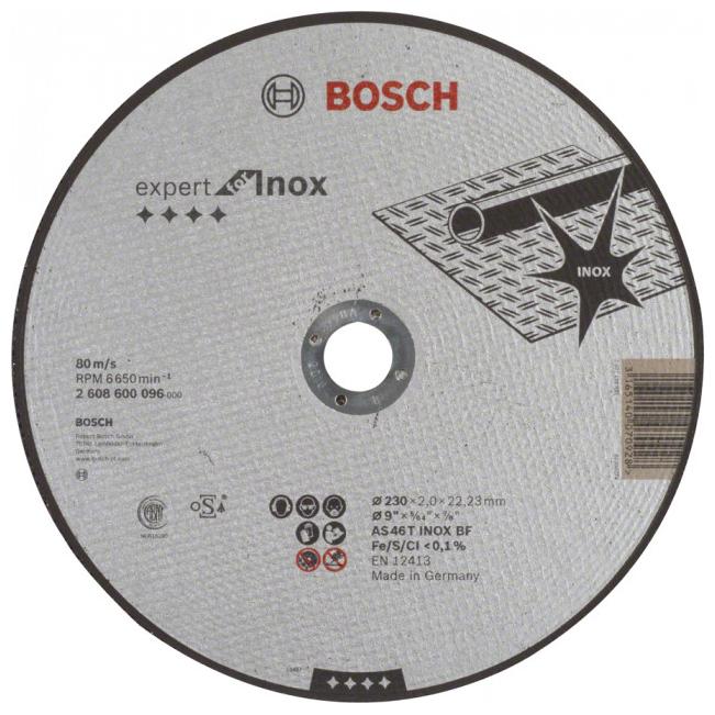 Bosch Bosch 2608603500 Отрезной круг Best по нержавейке 230x1,9, прямой