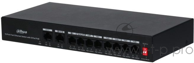 Коммутатор Dahua DH-PFS3010-8ET-65