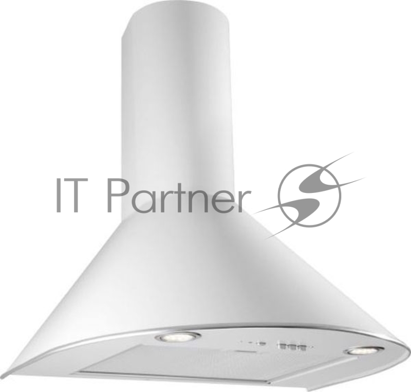 Вытяжка каминная Elikor DE6534WS белый/серебро управление: кнопочное (1 мотор)