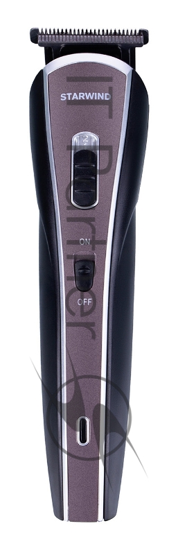 Машинка для стрижки Starwind SHC 1755 серебристый/черный (насадок в компл:9шт)