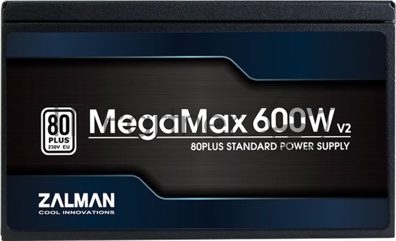 Блок питания Zalman ZM600-TXII (V2), 600W, ATX12V v2.31, APFC, 12cm Fan, 80+ 230V EU, Retail