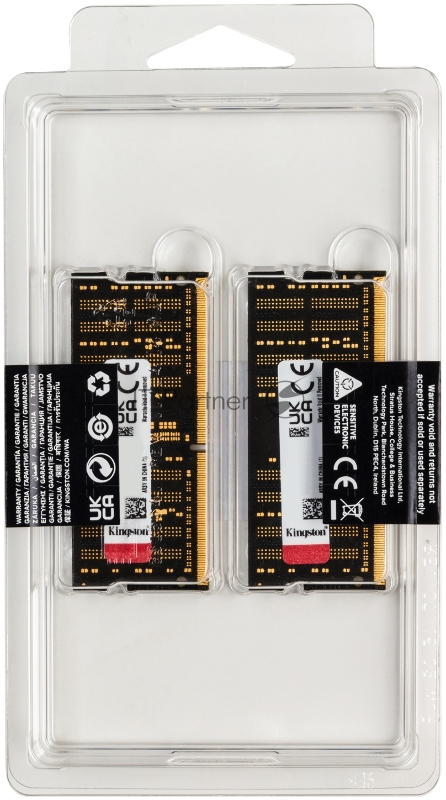 Память оперативная Kingston 64GB 3200MHz DDR4 CL20 SODIMM (Kit of 2) FURY Impact