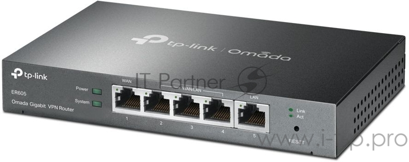 Роутер TP-Link SafeStream ER605 10/100/1000BASE-TX черный