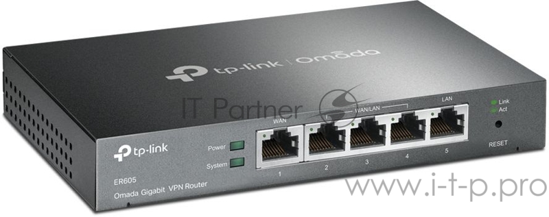Роутер TP-Link SafeStream ER605 10/100/1000BASE-TX черный