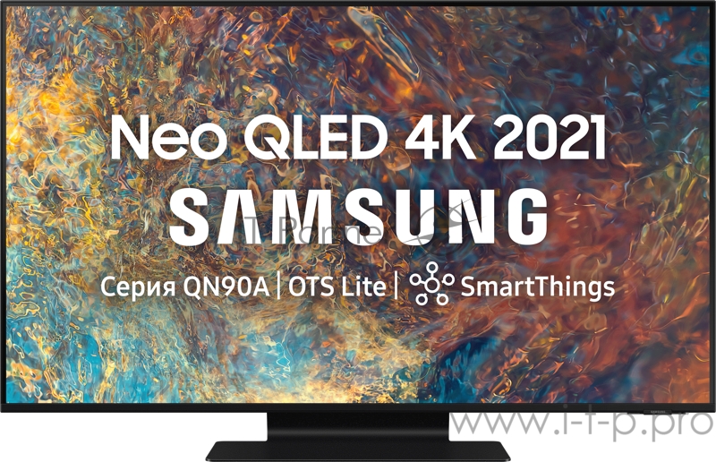 Телевизор QLED Samsung 50 QE50QN90AAUXRU Q черный/Ultra HD/120Hz/DVB-T2/DVB-C/DVB-S2/U TV (RUS)