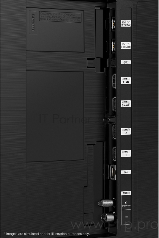 Телевизор QLED Samsung 50 QE50QN90AAUXRU Q черный/Ultra HD/120Hz/DVB-T2/DVB-C/DVB-S2/U TV (RUS)