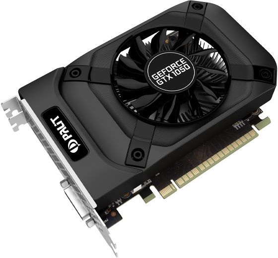 Видеокарта Palit PCI-E PA-GTX1050 StormX 3G nVidia GeForce GTX 1050 3072Mb 96bit GDDR5 1392/7000 DVI