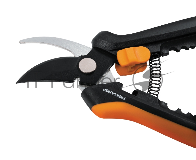 Ножницы для цветов Fiskars Solid SP14 черный/оранжевый (1051601)