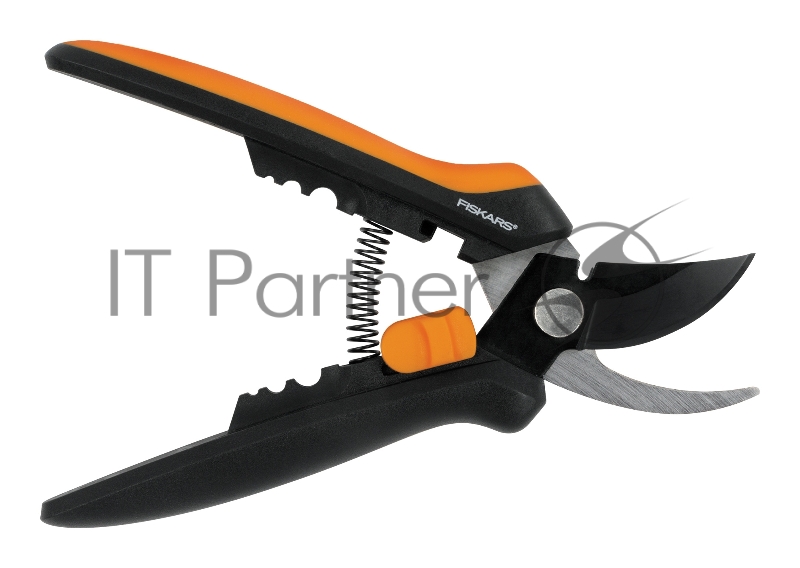 Ножницы для цветов Fiskars Solid SP14 черный/оранжевый (1051601)