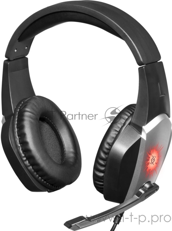 Гарнитура GAMING X-SKULL BLACK/GREY 64585 DEFENDER