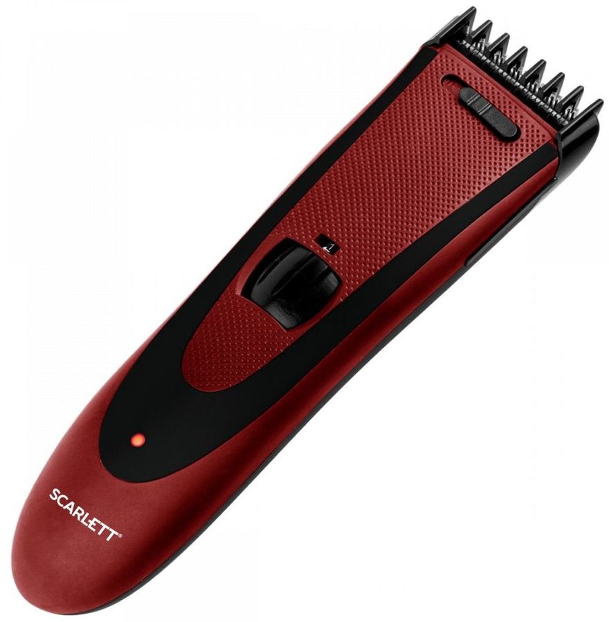 Машинка для стрижки Scarlett SC-HC63C69 красный/черный