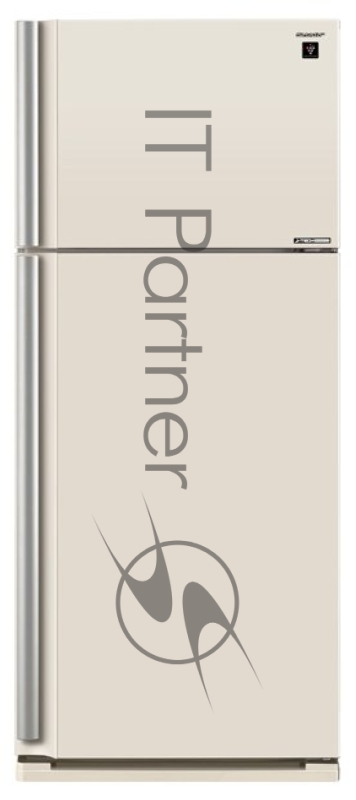 Холодильник Sharp SJ-XG55PMBE / 187x82x74 см. 394 + 162 л, No Frost. A++ Бежевый.