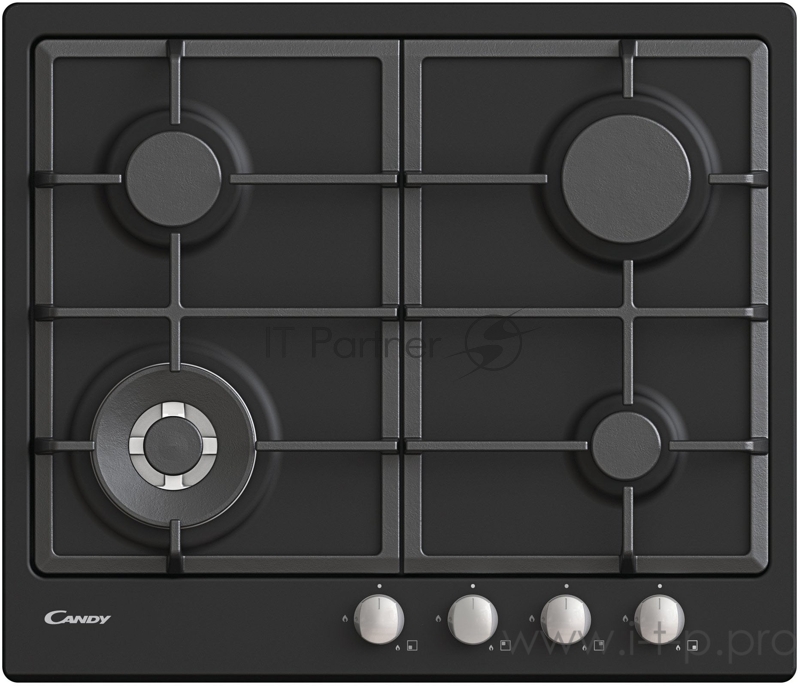 Газовая варочная поверхность Candy Timeless CHG6BF4WBB черный