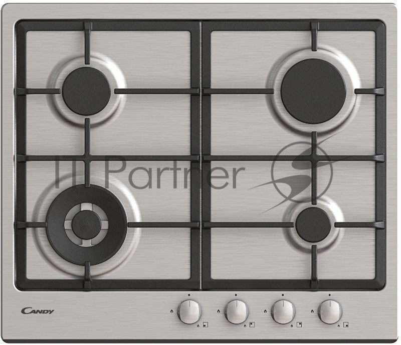 Газовая варочная поверхность Candy Timeless CHG6BF4WX нержавеющая сталь