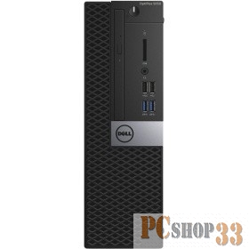 Компьютер Dell OptiPlex 5050 SFF 5050-8192 (Core i7 7700-3.60ГГц, 8ГБ, 500ГБ, HDG, DVDRW, LAN, W10 Pro) + клавиатура + мышь