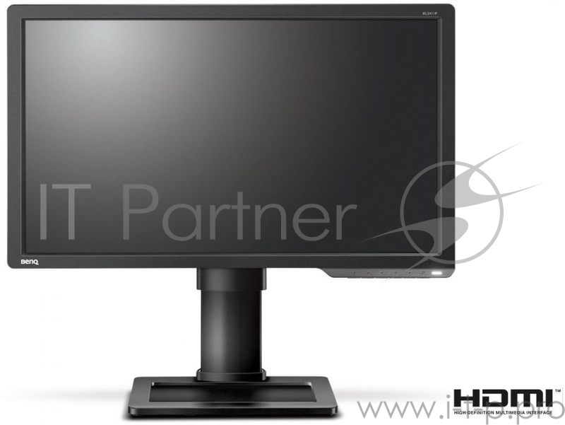 Монитор 24 Benq Zowie XL2411P серый TN+film LED 16:9 DVI HDMI 3D матовая HAS Pivot 350cd 1920x1080 DisplayPort FHD 3.6кг