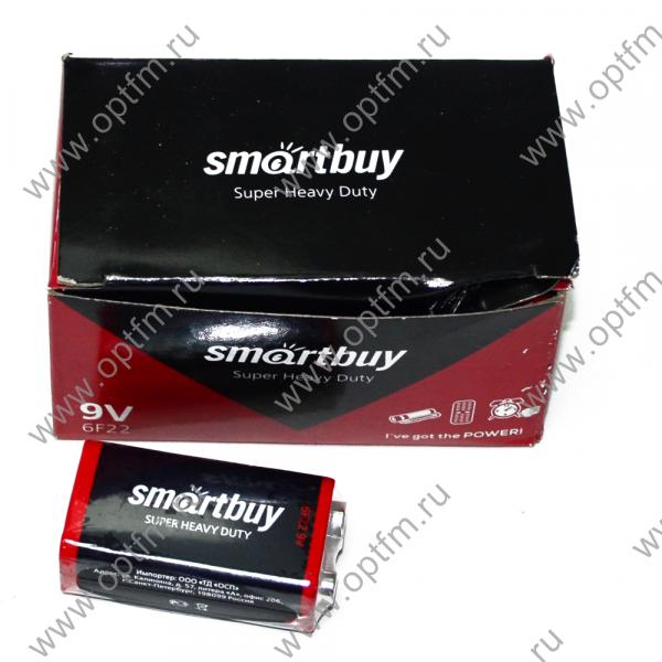 Батарейка солевая SmartBuy Крона 6F22 S (коробка/10шт)