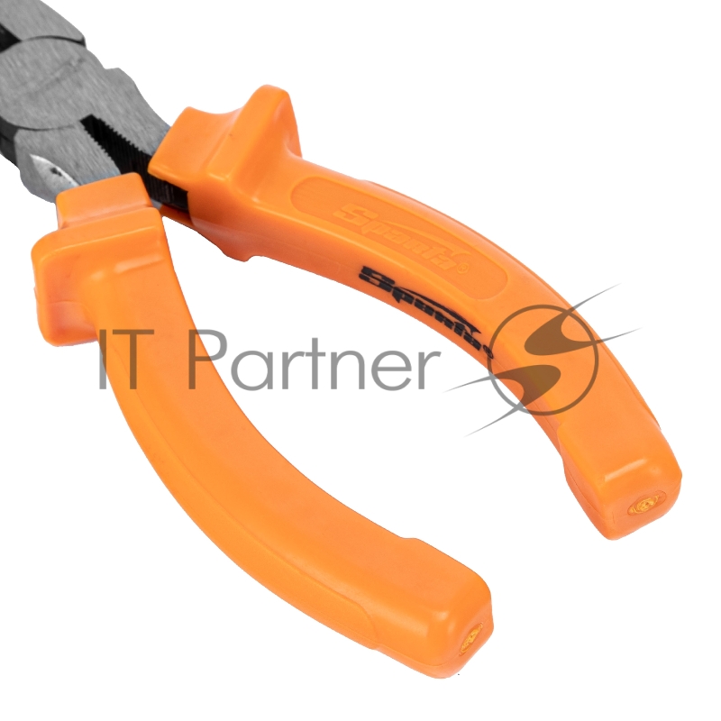 Длинногубцы SPARTA Classic,160 мм, прямые шлифованные, пластмассовые рукоятки//17157