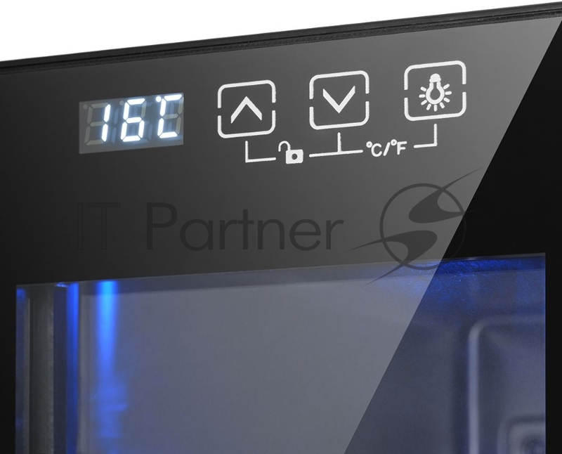 Винный шкаф Kitfort КТ-2419 черный (однокамерный)