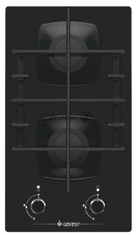 Газовая варочная поверхность Gefest ПВГ 2002 черный