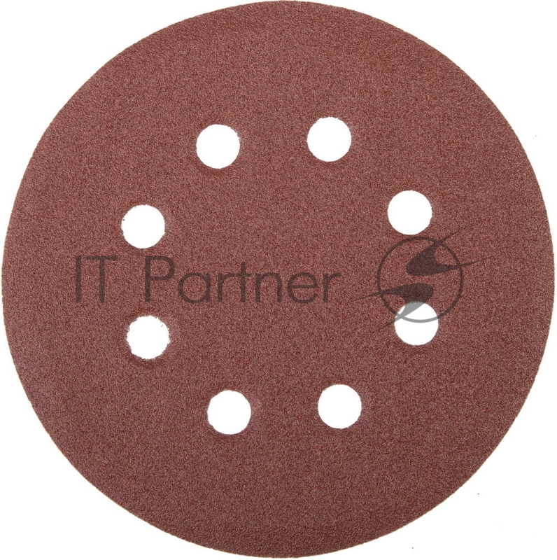 Круг фибровый STAYER MASTER 35452-125-100 8 отверстий велкро P100 125мм 5шт.