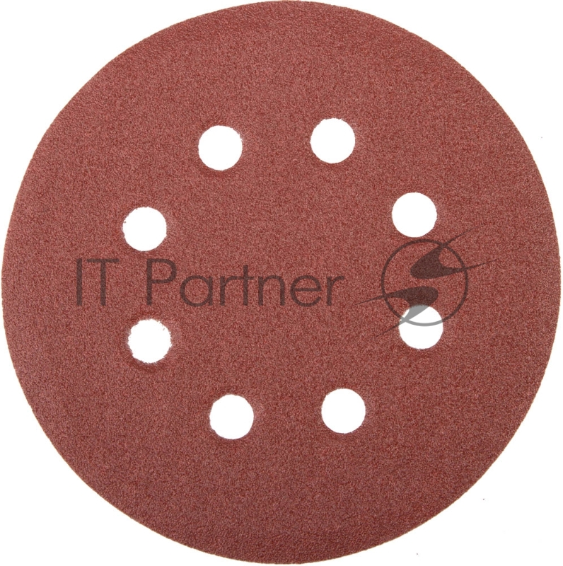 Круг фибровый STAYER MASTER 35452-125-100 8 отверстий велкро P100 125мм 5шт.